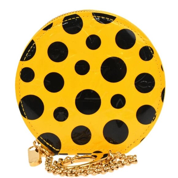 Louis Vuitton Yellow Pumpkin Dot Porte Monnet Chapeau M91569 TS1172 176783 - Picture 1 of 7